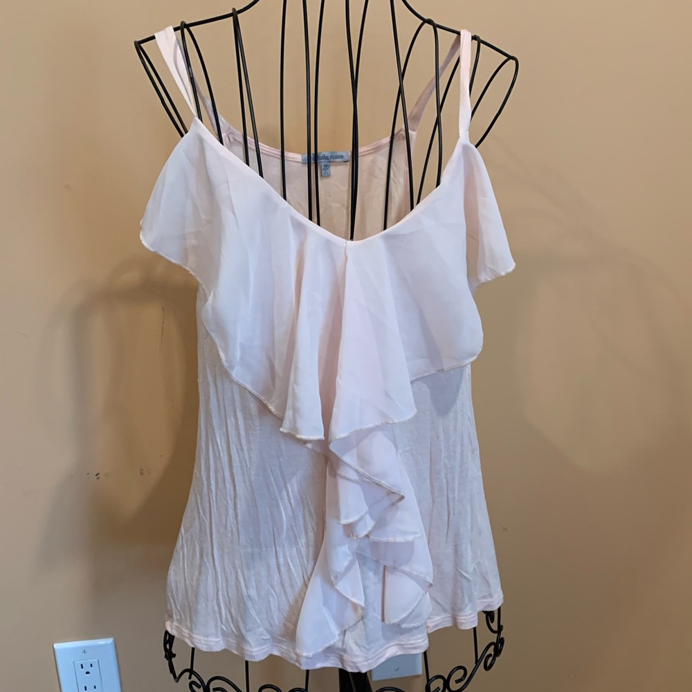 Pale pink dressy tank